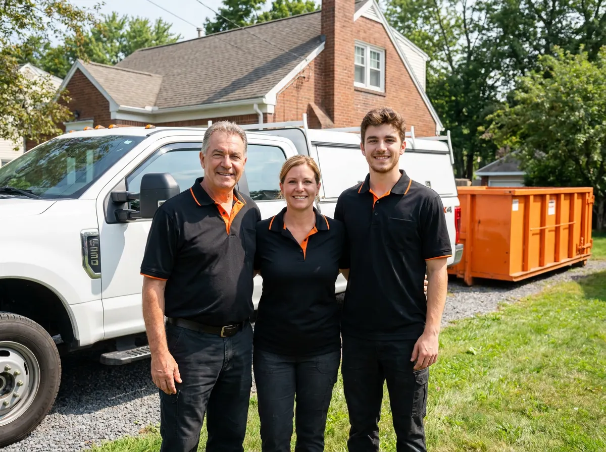 Quick Draw Dumpster Rental dumpster rental team in Albany, NY